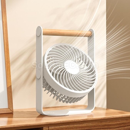 Customization USB Rechargeable Digital Display High Speed Turbine Desktop Small Fan Corporate Gifts
