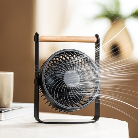 Customization USB Rechargeable Digital Display High Speed Turbine Desktop Small Fan Corporate Gifts