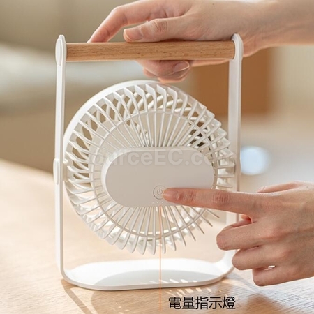 Customization USB Rechargeable Digital Display High Speed Turbine Desktop Small Fan Corporate Gifts