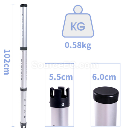 Customization Golf Detachable Three-Section Aluminum Tube Ball Collection Tube Corporate Gifts