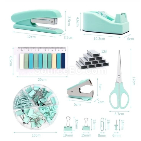 Customization Macaroon Color Office Stationery Set Corporate Gifts