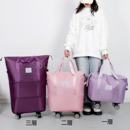 Customization Large Capacity Universal Wheel Dry And Wet Separation Expandable Waterproof Luggage Bag Corporate Gifts