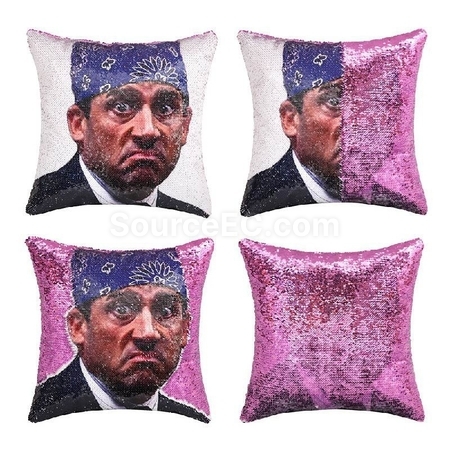 Customization Customized Magic Sequin Pillow  Corporate Gifts