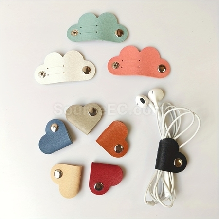 Customization Winder PU Cable Organizer Corporate Gifts