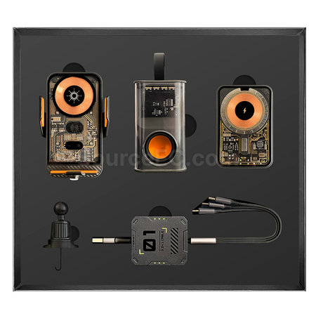 Mecha Transparent Style Wireless Bluetooth Speaker Set