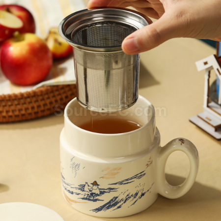 Customization Moomin Mug With Strainer Corporate Gifts