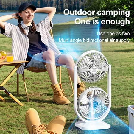 Customization Double Head Desktop Fan Corporate Gifts