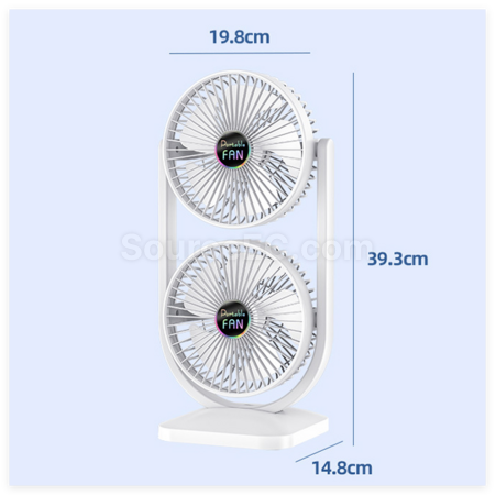 Customization Double Head Desktop Fan Corporate Gifts
