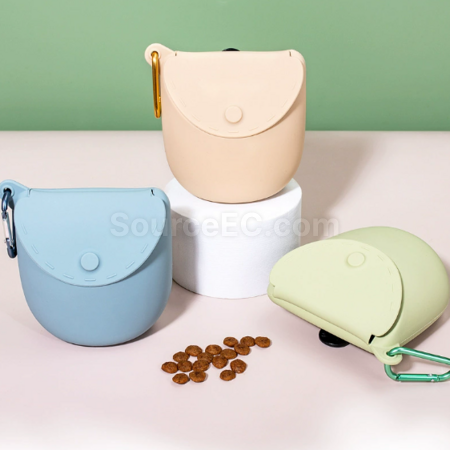 Silicone pet feeding bag