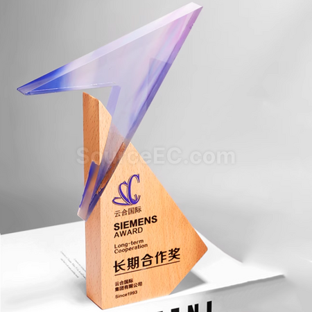 Customization Wooden Trophy Corporate Gifts