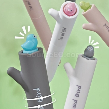 Customization Spinning Bird Twist Gel Pen Corporate Gifts