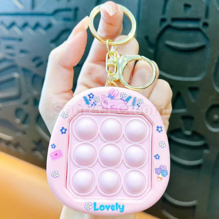 Customization Decompression bubble fidget keychain Corporate Gifts