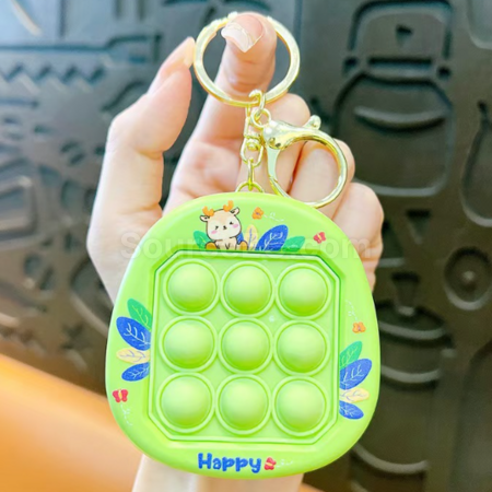 Customization Decompression bubble fidget keychain Corporate Gifts