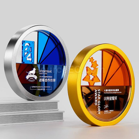 Customization Acrylic Metal Trophy Corporate Gifts