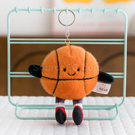 Customization Sports series plush doll keychains Corporate Gifts
