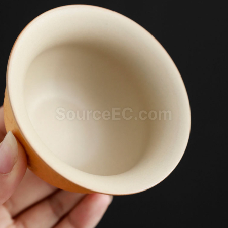 Customization Ugly Orange Portable Ceramic Tea Travel Set Corporate Gifts