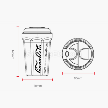 Customization Coke-shaped wireless night light humidifier Corporate Gifts