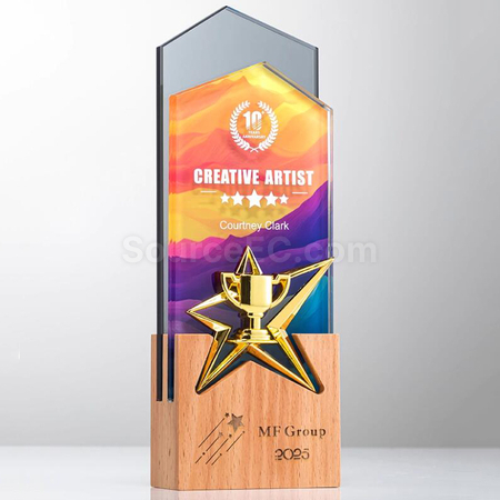 Customization Creative Wood Award Corporate Gifts