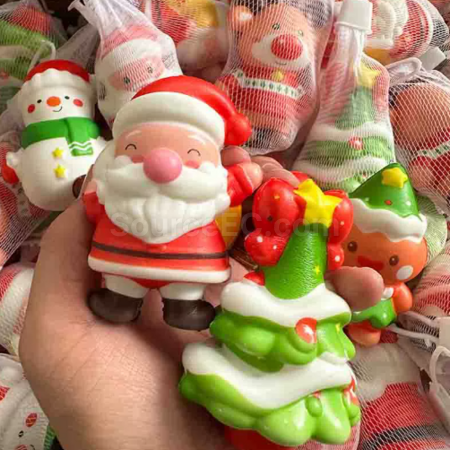 Customization Christmas squeeze decompression toy PU slow rebound Corporate Gifts
