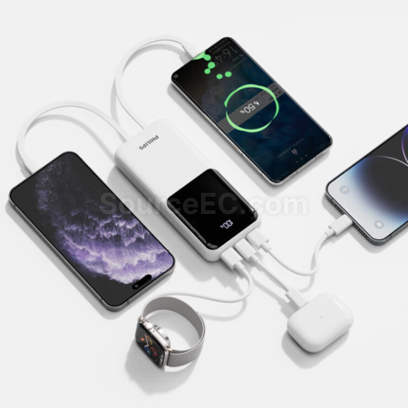 Customization Philips Comes With A Dual-Cable Power Bank Corporate Gifts