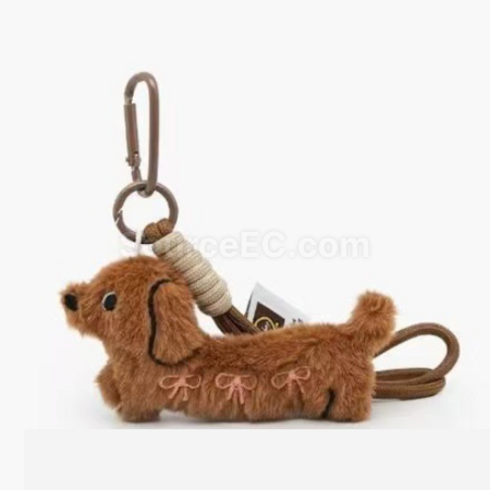 Customization Cartoon dachshund pendant keychain Corporate Gifts