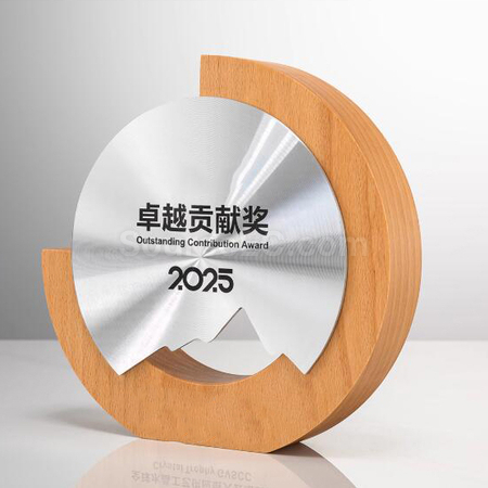 Customization Solid Wood Metal Award Corporate Gifts