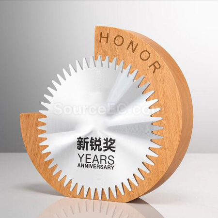 Customization Solid Wood Metal Award Corporate Gifts