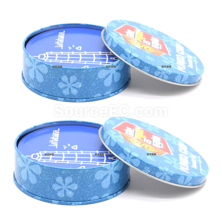 Customization Tin can cork coaster Corporate Gifts