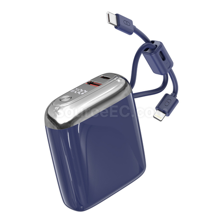 Customization 3C Certified Comes With Four Wires Mobile Power Bank Corporate Gifts