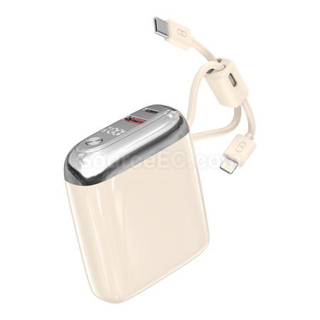 Customization 3C Certified Comes With Four Wires Mobile Power Bank Corporate Gifts