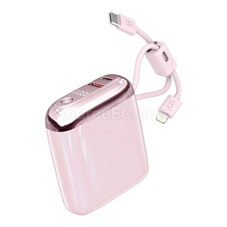 Customization 3C Certified Comes With Four Wires Mobile Power Bank Corporate Gifts