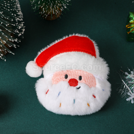 Customization Christmas plush brooch/Ornament Corporate Gifts