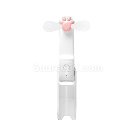 Customization Cat's Paw Mini Fan and Flashlight 2-in-1 Corporate Gifts