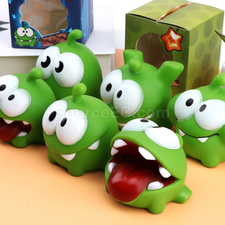 Customization Mung Bean Frog Sound-emitting Stress Relief Squishy Toy Corporate Gifts