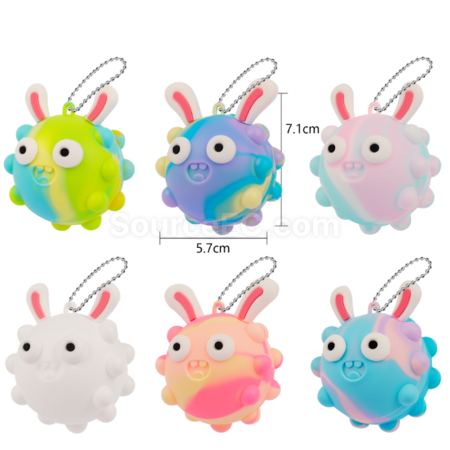 Customization 3D Stereo Silicone Stress Relief Ball Corporate Gifts