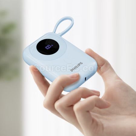 Customization Philips 10000mAh 22.5W Dual-Cable Power Bank Corporate Gifts