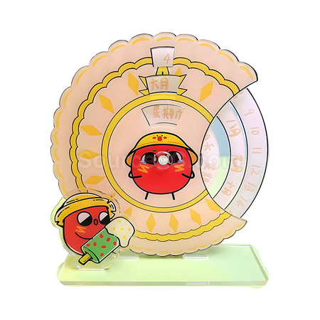 Customization Acrylic Rotating Calendar Corporate Gifts