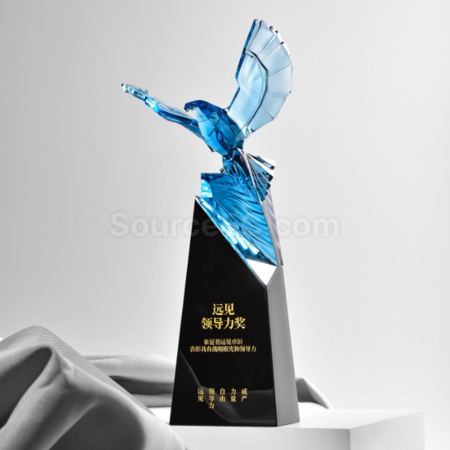 Customization Eagle Crystal Trophy Corporate Gifts