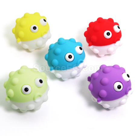 Customization 3D Stereo Bubble Silicone Decompression Squeeze Toy Corporate Gifts