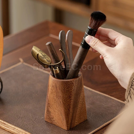 Customization Wooden Pen Holder Corporate Gifts