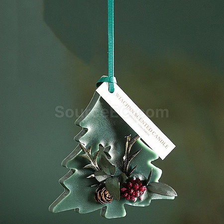 Customization Christmas Tree Scented Candle Fragrance Tablets Corporate Gifts