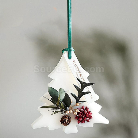 Customization Christmas Tree Scented Candle Fragrance Tablets Corporate Gifts