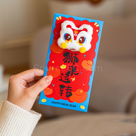 Customization 3D Embroidery Plush Doll Red Envelope Corporate Gifts