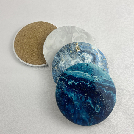 Customization Ceramic Cork Coaster Corporate Gifts
