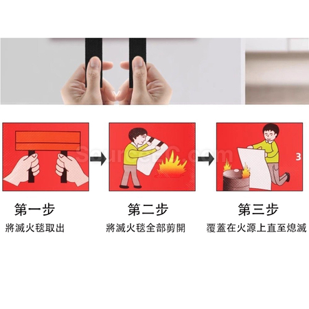 Customization Emergency Fire Blanket  Fire-Resistant   Corporate Gifts