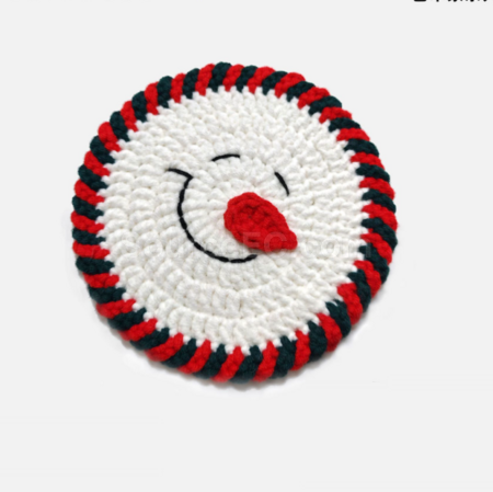 Customization Christmas cotton rope woven heat insulation pad Corporate Gifts