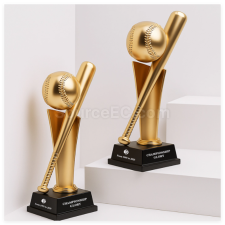 Metal Golf Trophy