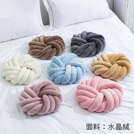 Customization Rope Coiled Flower Circular Throw Pillow Corporate Gifts