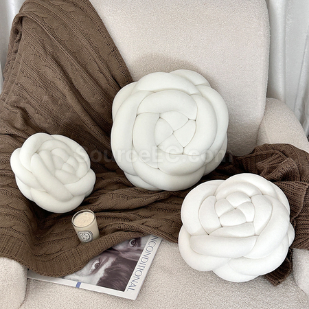 Customization Knitted Rose Pillow Corporate Gifts
