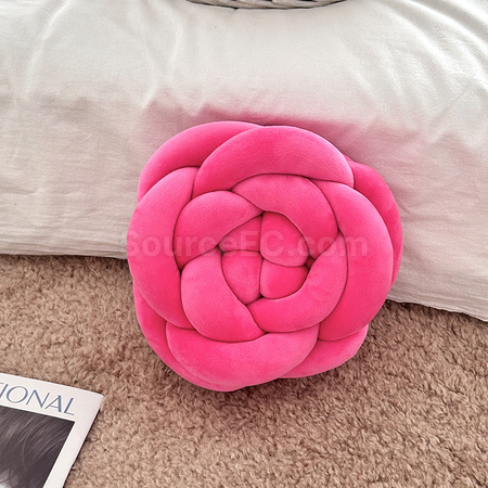 Customization Knitted Rose Pillow Corporate Gifts